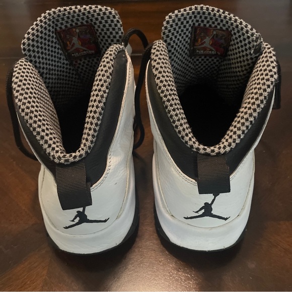 Nike Mens Air Jordan 10 Steel 310805-103 White Basketball Sneakers Size 10.5 - Picture 5 of 8